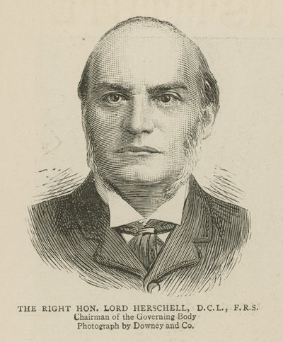 El Instituto Imperial: El Muy Honorable Lord Herschell, Presidente del Cuerpo Gobernante de English School