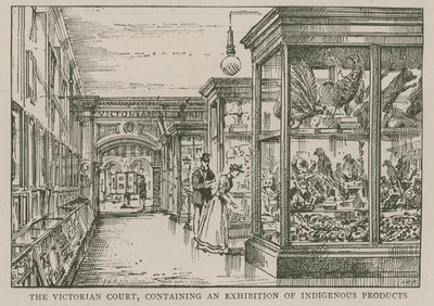 El Instituto Imperial: La Corte Victoriana, que contiene una exposición de productos autóctonos de English School