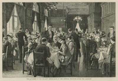 El Instituto Imperial: El almuerzo en el comedor de los Fellows después de la ceremonia de English School