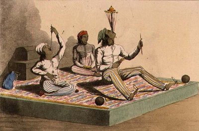 Los malabaristas indios, octubre de 1813, de 