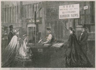 La Exposición Internacional; Máquina de fundición de tipos de Besley de English School