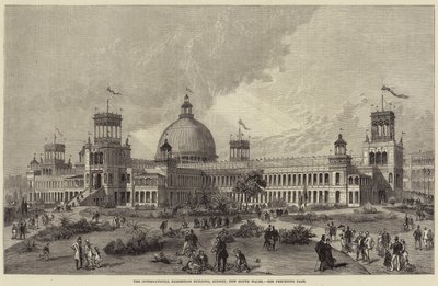 El edificio de la Exposición Internacional, Sídney, Nueva Gales del Sur de English School
