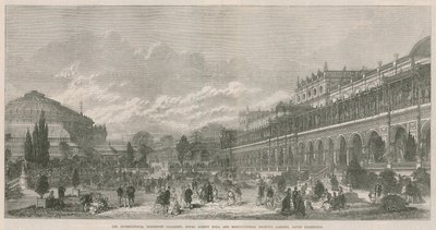 Las Galerías de la Exposición Internacional, Royal Albert Hall, y los Jardines de la Sociedad Hortícola, South Kensington de English School