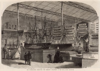 La Exposición Internacional; El Departamento del Almirantazgo de la Corte Naval de English School