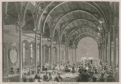 La Exposición Internacional; El salón comedor principal de English School