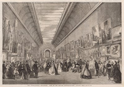 La Exposición Internacional; Vista de la galería de cuadros inglesa de English School