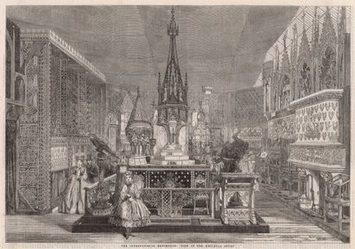 La Exposición Internacional; Vista del Tribunal Medieval de English School