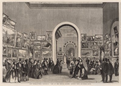 La Exposición Internacional; Vista de la Galería de Pinturas mirando al este de English School