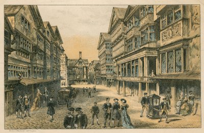 La Exposición Internacional de Salud en South Kensington, 1884: la antigua calle de Londres de English School