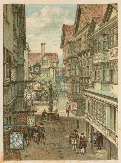 La Exposición Internacional de Salud en South Kensington, 1884: la antigua calle de Londres de English School