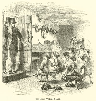 La escuela del pueblo irlandés de English School