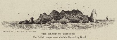 La Isla de Trinidad (grabado) de English School