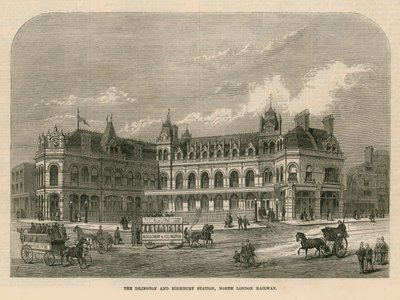 La estación de Islington y Highbury, Ferrocarril del Norte de Londres de English School