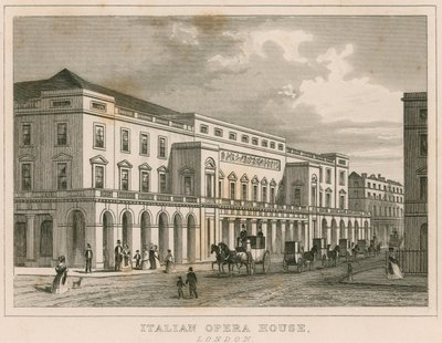 La Casa de Ópera Italiana, Londres de English School