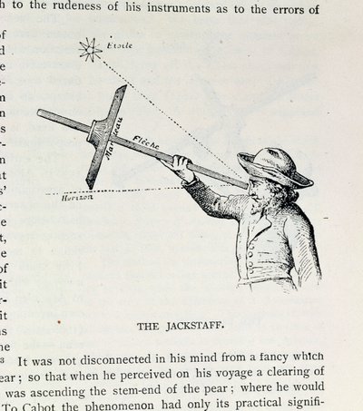 El Jackstaff, de The Narrative and Critical History of America, editado por Justin Winsor, Londres, 1886 de English School