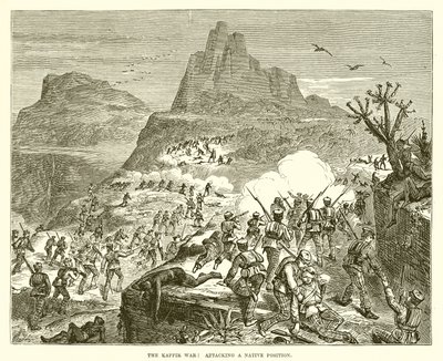 La guerra de los cafres: atacando una posición nativa de English School