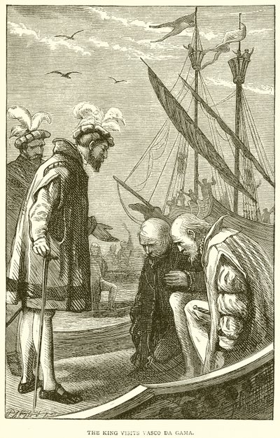 El rey visita a Vasco da Gama de English School