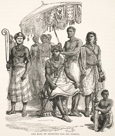 El rey de Ashanti y sus guardias de English School