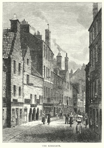 La Kirkgate (grabado) de English School