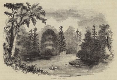 El lago en Claremont de English School