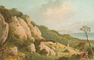 El deslizamiento de tierra cerca de Ventnor--Isla de Wight de English School