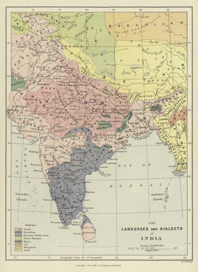 Las lenguas y dialectos de la India de English School