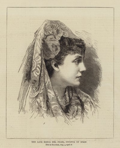 La Difunta María del Pilar, Infanta de España de English School