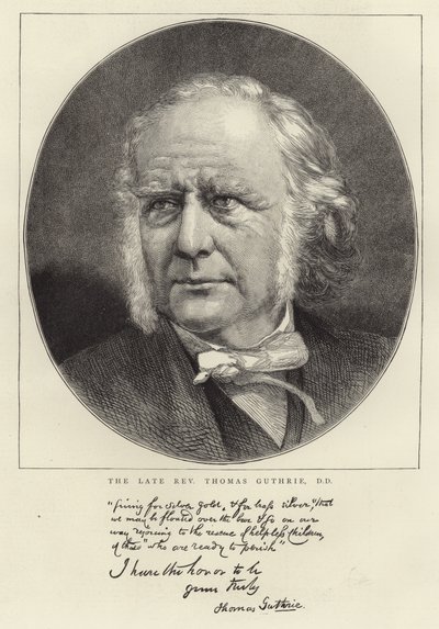 El Difunto Rev Thomas Guthrie de English School