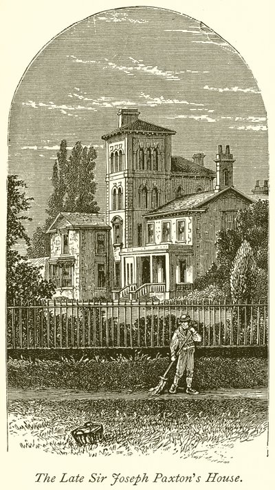 La casa del difunto Sir Joseph Paxton de English School