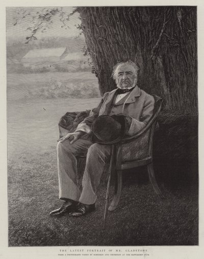 Los últimos retratos del Sr. Gladstone de English School