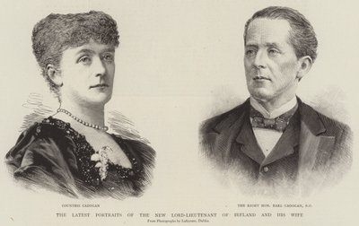 Los Últimos Retratos del Nuevo Lord Teniente de Irlanda y su Esposa de English School