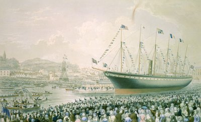 El Lanzamiento del Barco de Vapor 