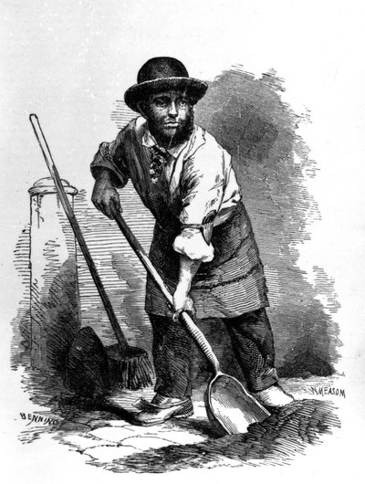 El Basurero de Londres, ilustración de 
