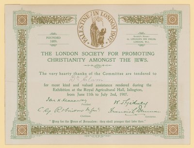 La Sociedad de Londres para Promover el Cristianismo entre los Judíos de English School