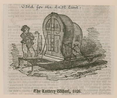 La Rueda de la Lotería, 1826 de English School