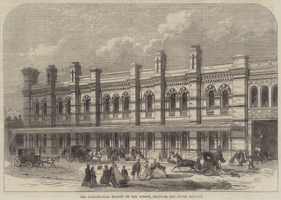 La Estación de Ludgate-Hill del Ferrocarril de Londres, Chatham y Dover de English School