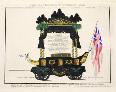 El Magnífico Carro Fúnebre, pub. 1806 de English School