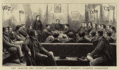 La Sociedad de Debate "Magpie and Stump", Trinity College, Cambridge de English School