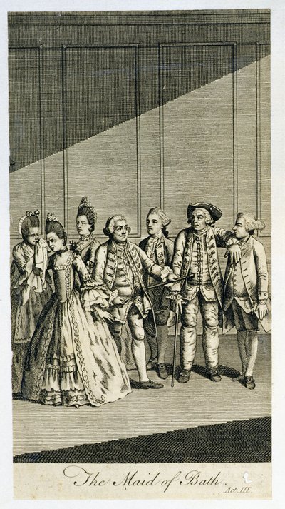 La Doncella de Bath, Acto III de English School