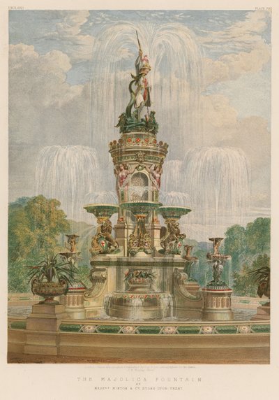La fuente de mayólica de English School