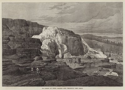 Las Grandes Fuentes Termales, Río Gardiner, Yellowstone, América del Norte de English School