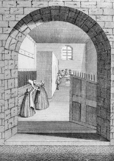 La Manera de la Fuga de John Shepherd del Agujero Condenado en Newgate, 1724 de English School