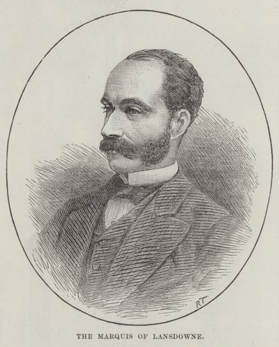 El Marqués de Lansdowne (grabado) de English School
