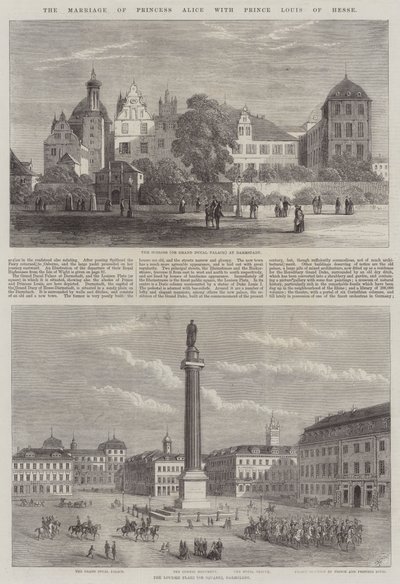 El matrimonio de la princesa Alicia con el príncipe Luis de Hesse de English School