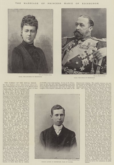 El Matrimonio de la Princesa Marie de Edimburgo de English School