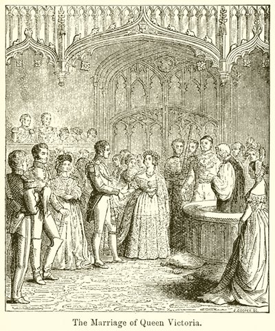 El matrimonio de la reina Victoria de English School
