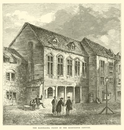 La Prisión de Marshalsea en el Siglo XVIII de English School