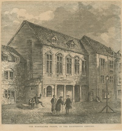 La Prisión Marshalsea en el siglo XVIII de English School