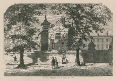 La Escuela de Marylebone en 1780 de English School