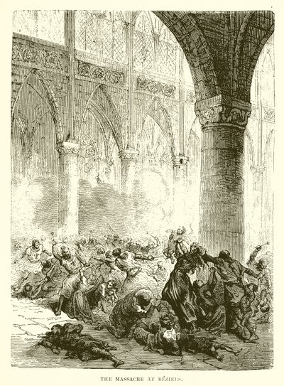 La masacre de Beziers de English School